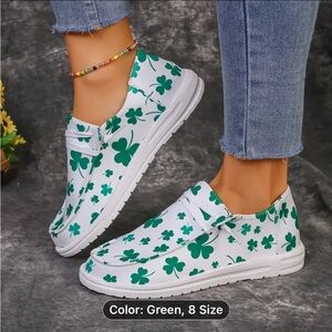 Lucky clover st.patty’s day casual shoe sz 7